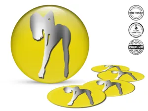 Hub cap sticker Custom Design Superior Labels for Cars